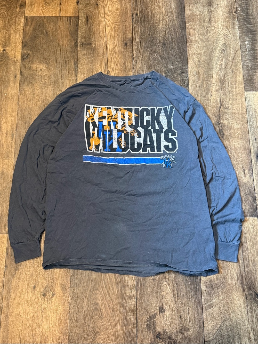 Kentucky Wildcats Men's Long Sleeve Tee - Navy